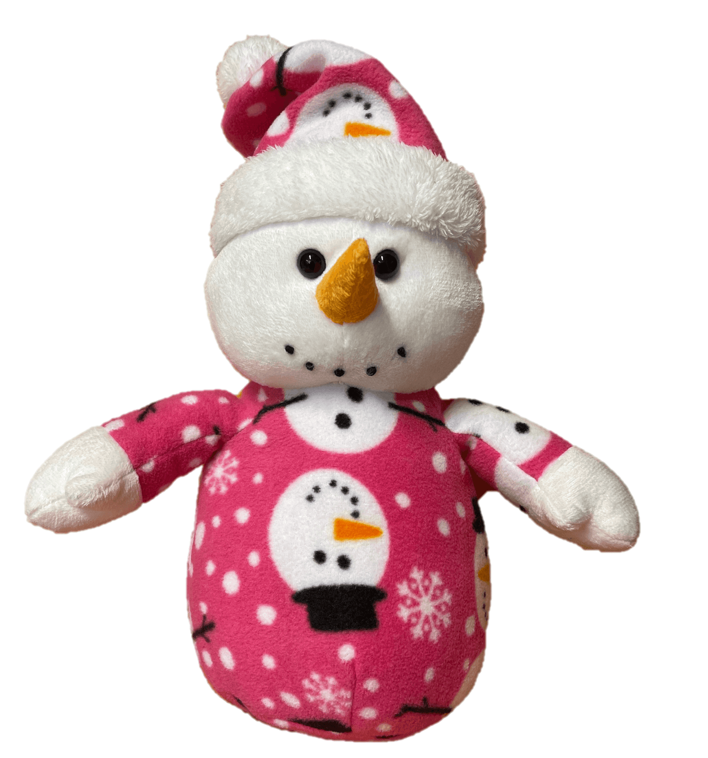 sweety toys 5543 kuscheltier schneemann ca. 30 cm- verschiedene farben rosa
