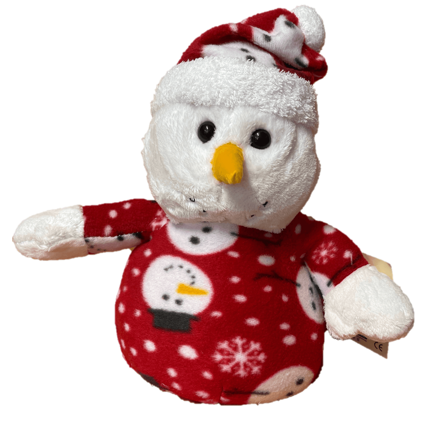 sweety toys 5543 kuscheltier schneemann ca. 30 cm- verschiedene farben rot