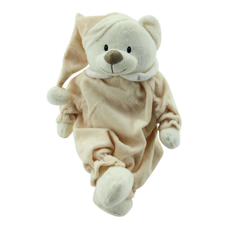 sweety-toys 5826 schlafbär sleepy kuschelbär teddy ca.40cm, braun supersoft