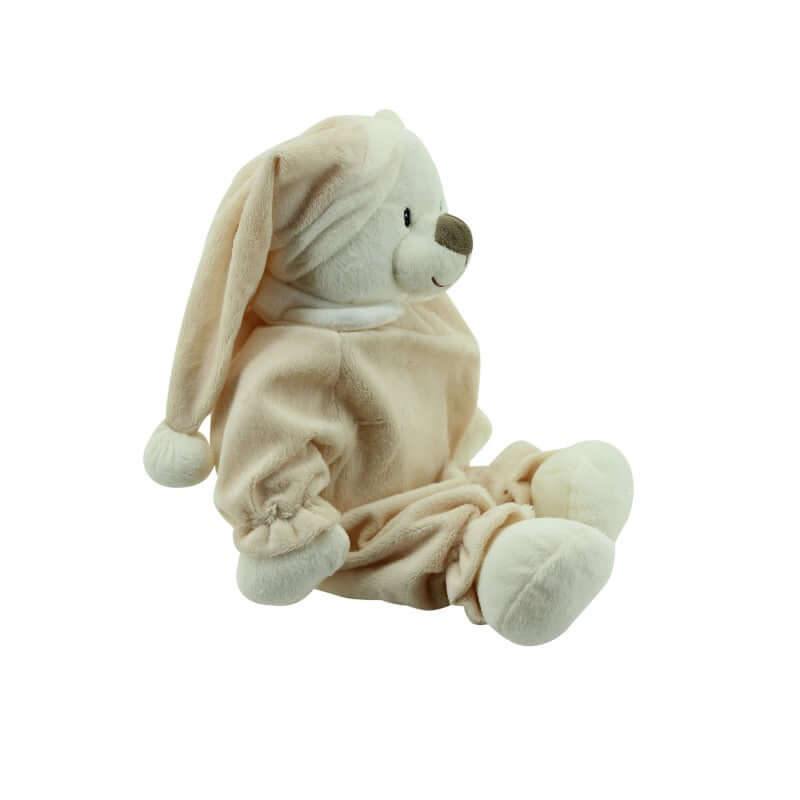 sweety-toys 5826 schlafbär sleepy kuschelbär teddy ca.40cm, braun supersoft