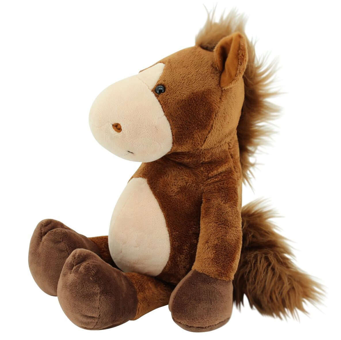 sweety toys 70717 plüschpferd pferdinand kuscheltier fohlen ca. 50 cm braun