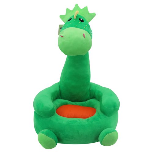 sweety toys 7127 kinder sitzkissen sitzsack - dinosaurier grün