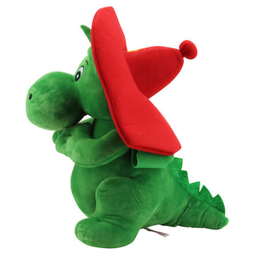 sweety toys 7745 drache grisu plüschtier feuerwehr maskottchen plüsch ca. 50 cm