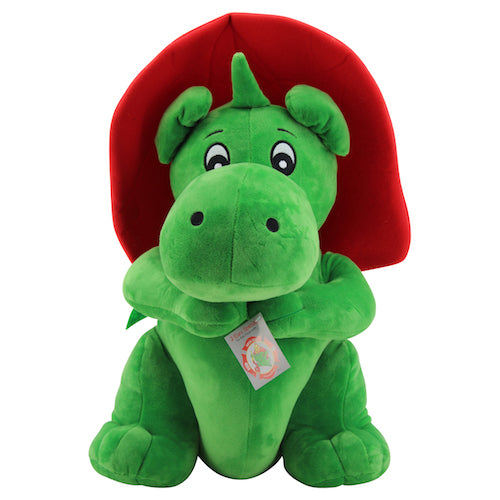 sweety toys 7745 drache grisu plüschtier feuerwehr maskottchen plüsch ca. 50 cm