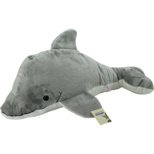 sweety toys kuscheltier delfin grau plüschtier stofftier kuschelweich - in verschiedenen größen verfügbar 75cm