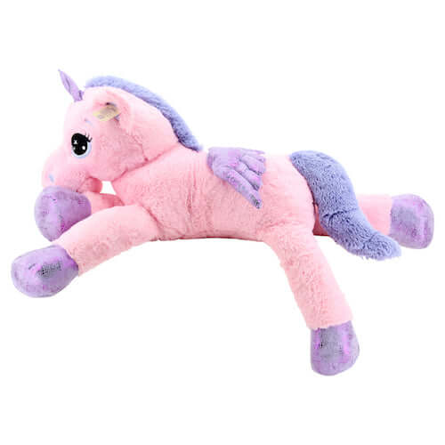 sweety toys 8049 xxl einhorn plüschtier kuscheltier 130 cm rosa