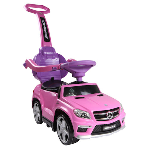 sweety toys 8148 mercedes gl 63 amg lauflernfahrzeug rutschauto kinderauto auto spielzeugauto mit mp3 port-verschiedenen sound und lichteffekten- akku - rosa