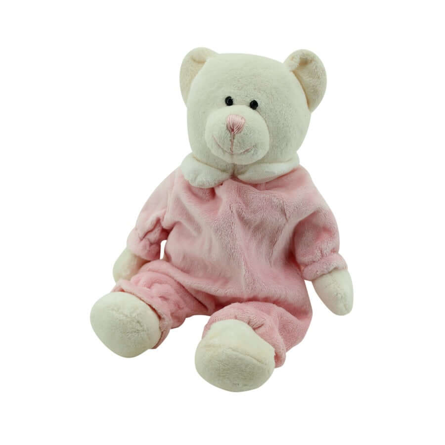 sweety toys 90228 kuschelbär betti, schlafbär teddy 31cm - rosa
