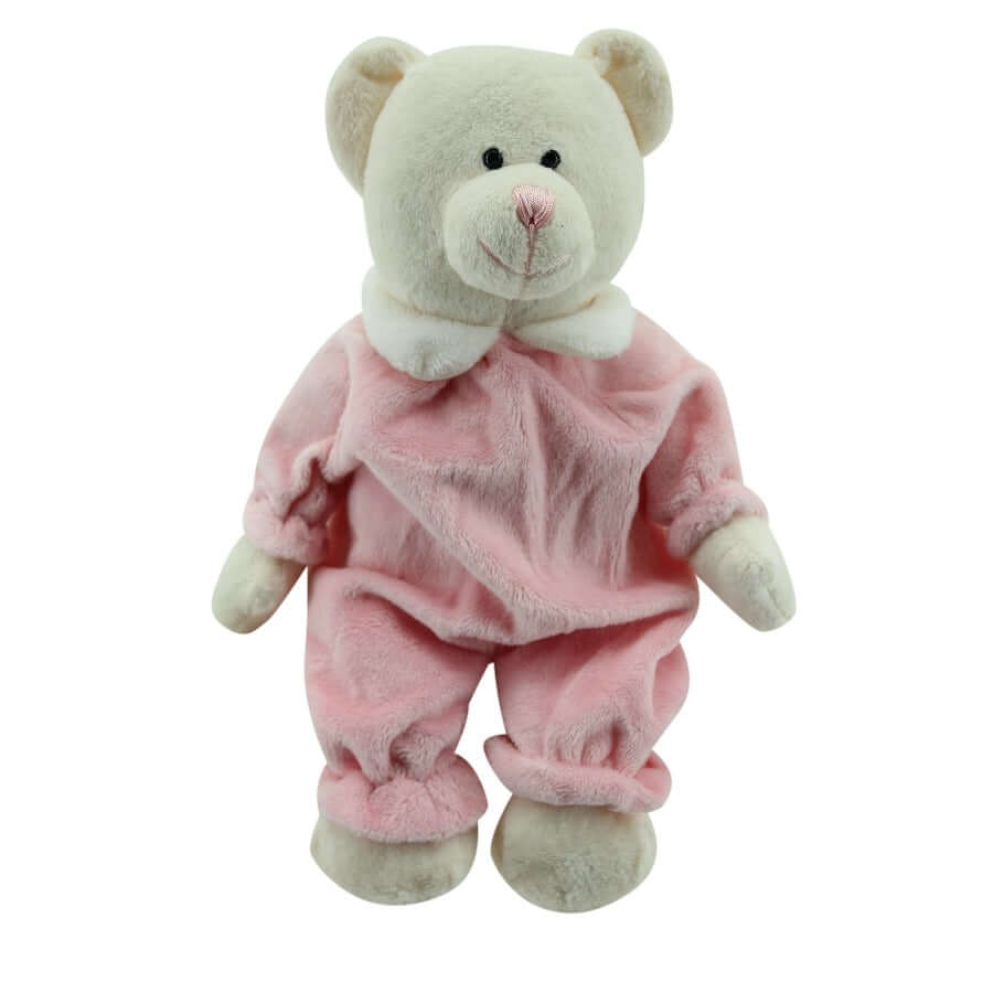 sweety toys 90228 kuschelbär betti, schlafbär teddy 31cm - rosa