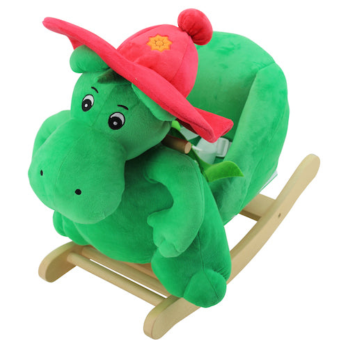 sweety toys 9053 grisu schaukeltier schaukelstuhl drache feuerwehrmaskottchen