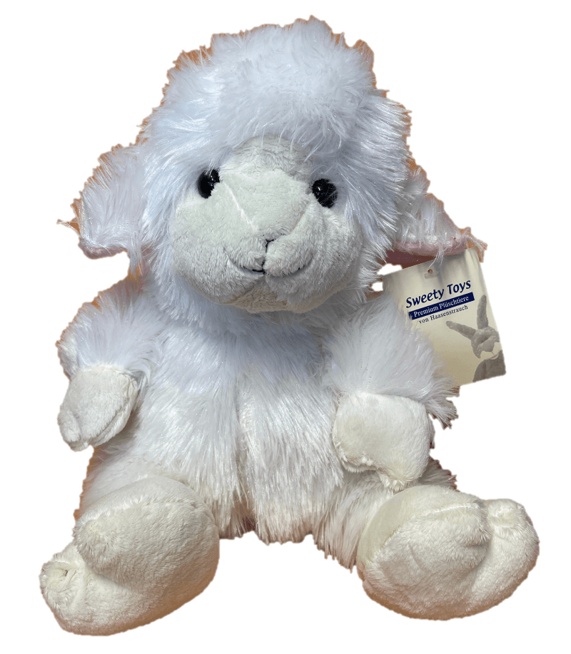 sweety toys 5581 schaf polly teddybär kuscheltiere plüschtier 40 cm plüsch weiss