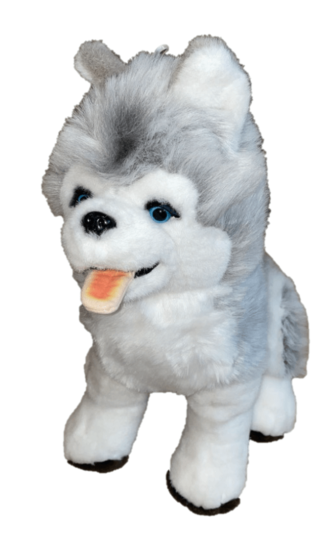 sweety toys 5673 plüschhund husky grau 45cm kuschelhund plüschtier hund