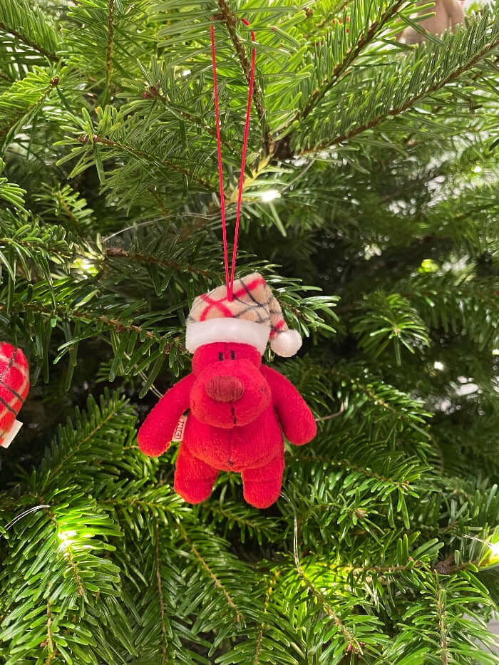 nici rudolfo bär rot mit weihnachtsmütze 4 tlg. oder 8 tlg., weihnachtsbaumanhänger, christbaumschmuck, weihnachtsschmuck