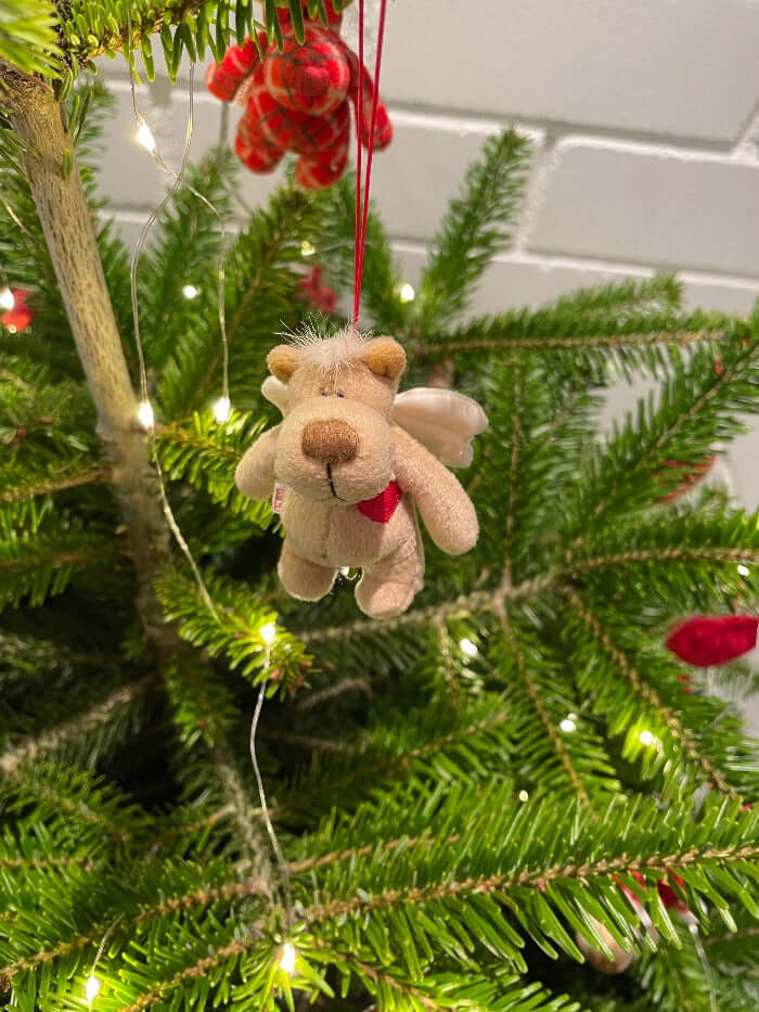 nici weihnachtsbaumanhänger engel 4 tlg. oder 8 tlg. , schutzengelbär, teddy, christbaumschmuck, weihnachten