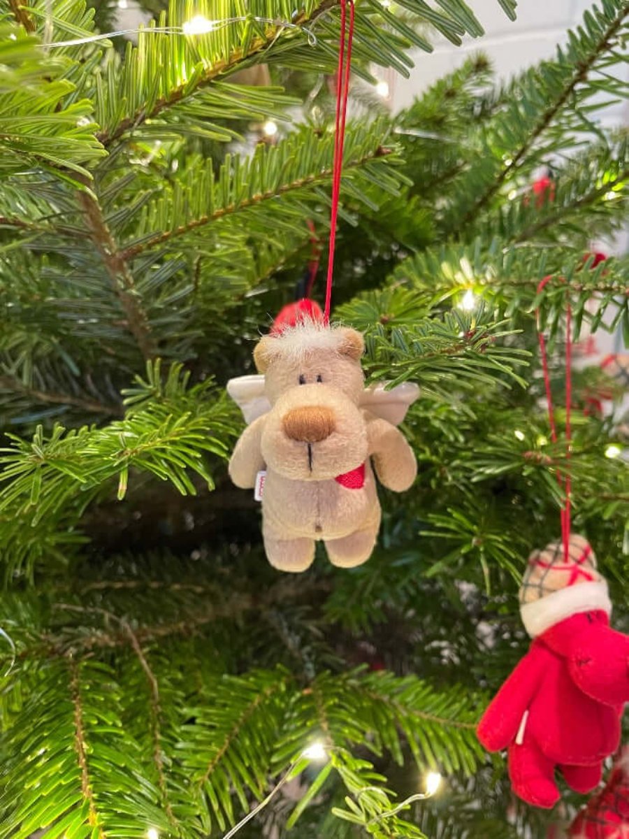 nici weihnachtsbaumanhänger engel 4 tlg. oder 8 tlg. , schutzengelbär, teddy, christbaumschmuck, weihnachten