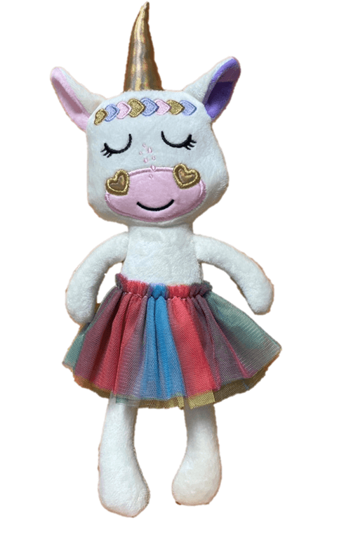 sweety toys 13388 einhorn stoffpuppe softpuppe ballerina fee plüschtier prinzessin 30 cm