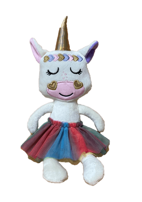 sweety toys 13388 einhorn stoffpuppe softpuppe ballerina fee plüschtier prinzessin 30 cm