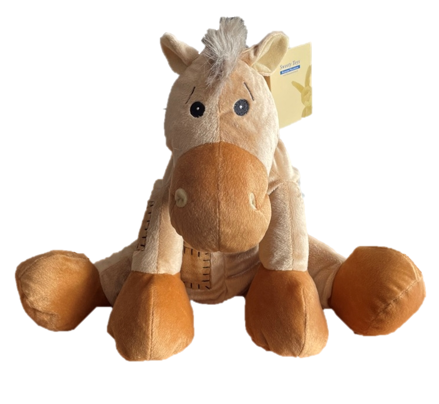 sweety toys plüschpferd herbert 40 cm mit flicken