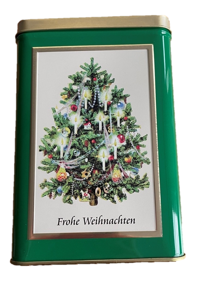 sweety toys geschenkset 13258 stoffpuppe softpuppe fee mit geschenkdose, weihnachtsdose mit plüschtier prinzessin 30 cm blau dose grün