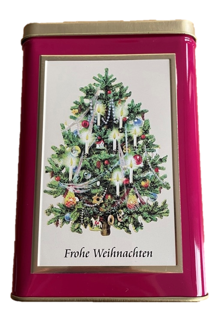 sweety toys geschenkset 11742 stoffpuppe softpuppe fee 30 cm gold mit geschenkdose, weihnachtsgeschenkdose geschenkidee geschenkset dose bordeaux