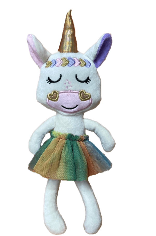 sweety toys 13388 einhorn stoffpuppe softpuppe ballerina fee plüschtier prinzessin 30 cm