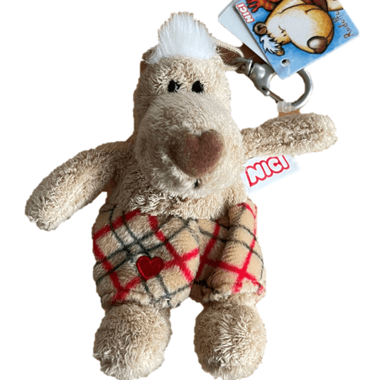 nici rudolfo schlüsselanhänger mit karabinerhaken in beige