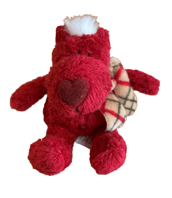 nici rudolfo schlüsselanhänger in rot, teddybär, kuschelbär