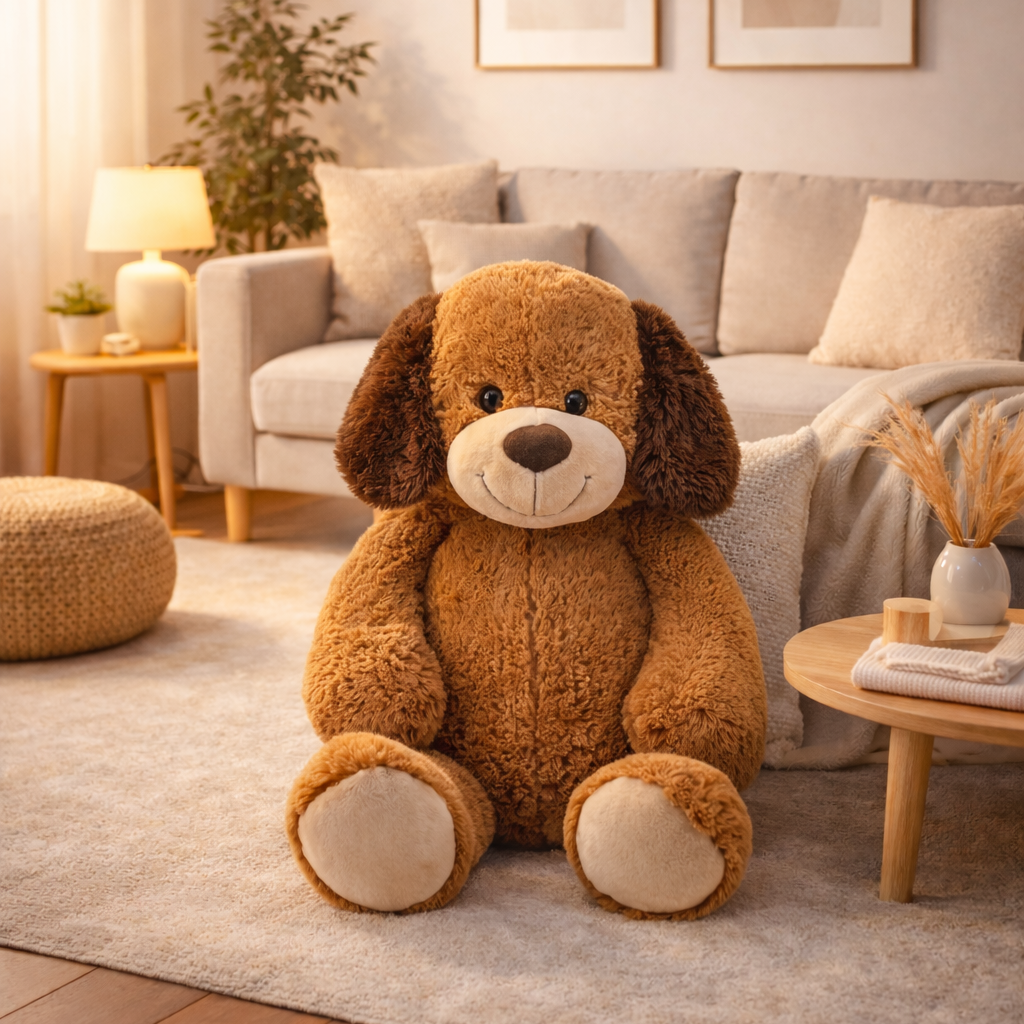 Sweety Toys 10172 Barry Peluche Chien Peluche Chien XXL Teddy Géant Marron 100 cm