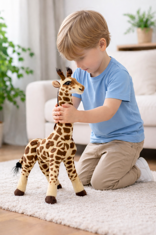 Sweety Toys 10561 Kuscheltier Giraffe – Naturgetreue Plüschgiraffe aus Softplüsch, 53 cm