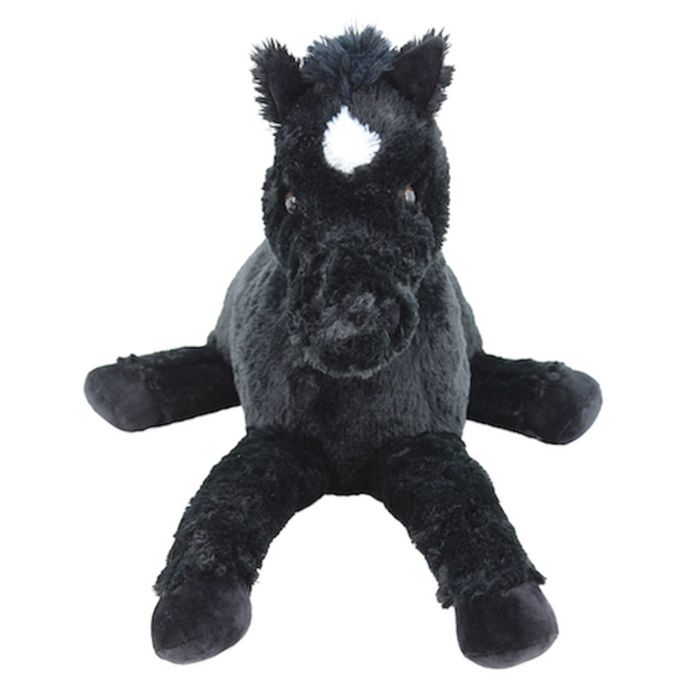 Sweety Toys 10967 Poulain Peluche Cheval Cheval en peluche Couché Blacky 90 cm