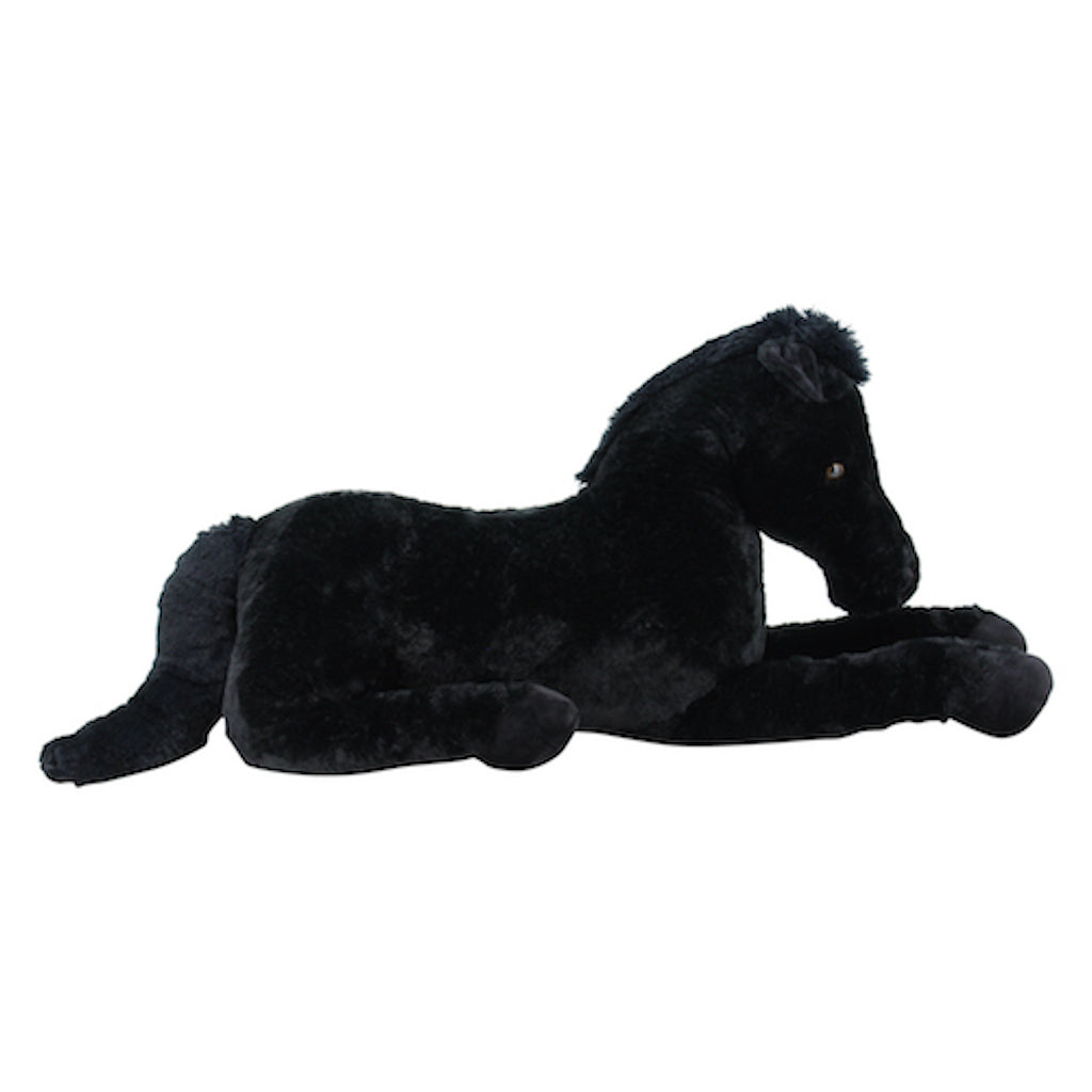 Sweety Toys 10998 XXL Kuscheltier Pferd Plüschpferd liegend Blacky 160 cm