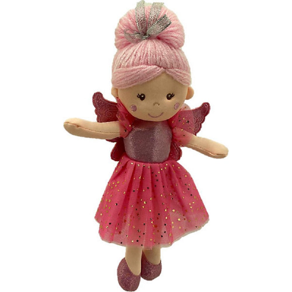Sweety Toys Stoffpuppen Set 14781 3-teilig – Fee & Ballerina – weich & sicher – Geschenkset für Kinder