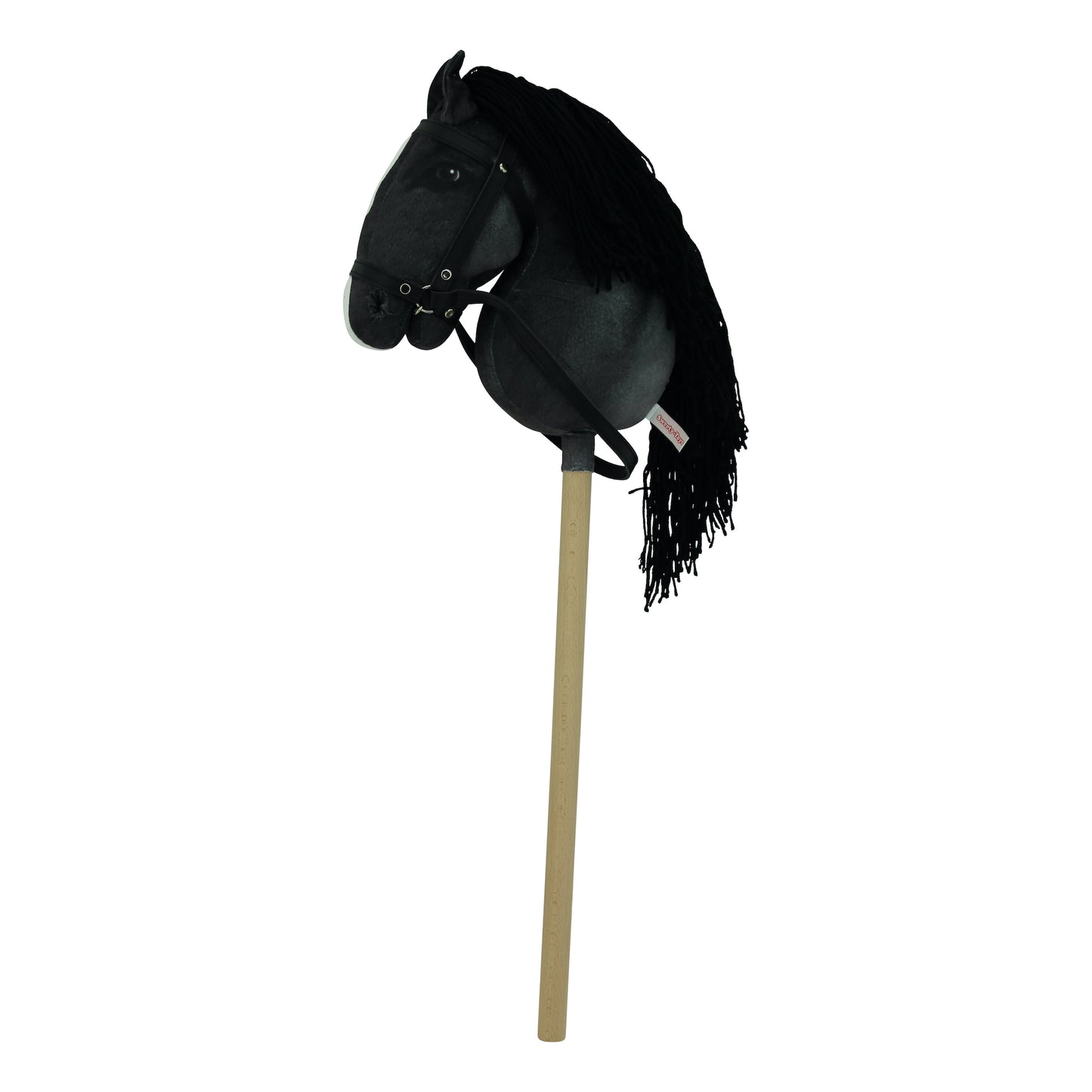 Haasenstrauch Sweety Toys Hobbyhorse Steckenpferd schwarz geeignet für Hobbyhorsing & Transportbeutel Turnbeutel