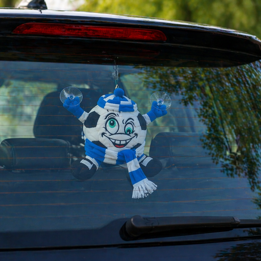 Fußball für Autoscheibe