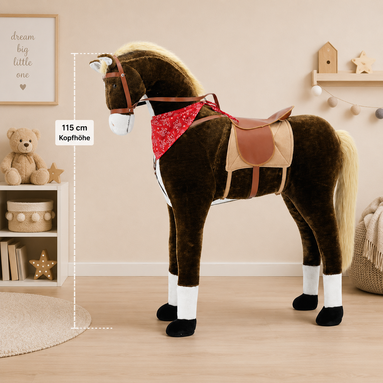 Stehpferd standing horse 115cm