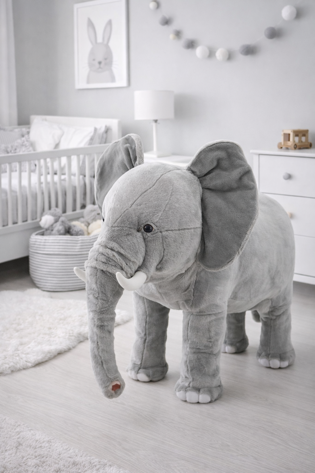 Sweety Toys Premium Edition 13708 Spielzeug Elefant Elton der Elefant zum Reiten Stehtier Standtier