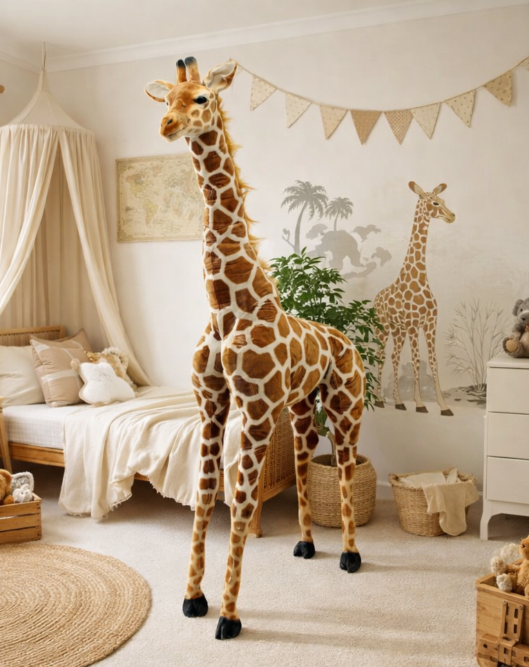 Sweety Toys 10592 XXL Riesen Giraffe stehend 196 cm