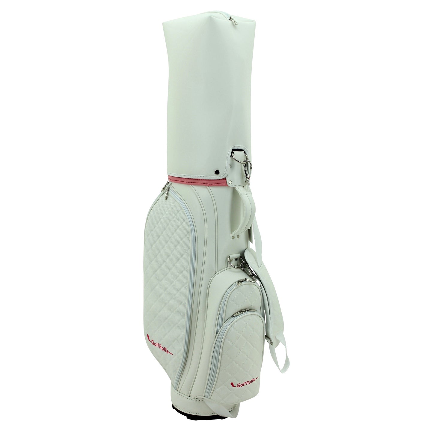 GolfRolfe 14279 Golfbag weiß - Design Golftasche Caddybag Sporttasche Cartbag