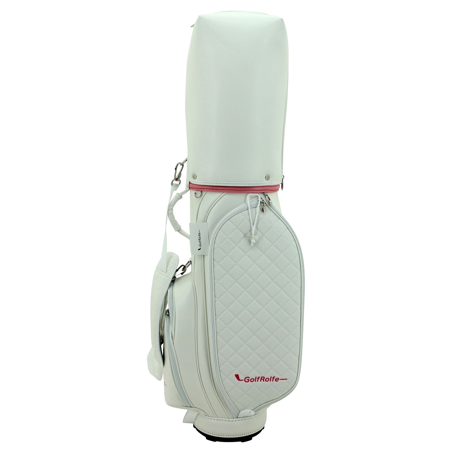 GolfRolfe 14279 Golfbag weiß - Design Golftasche Caddybag Sporttasche Cartbag