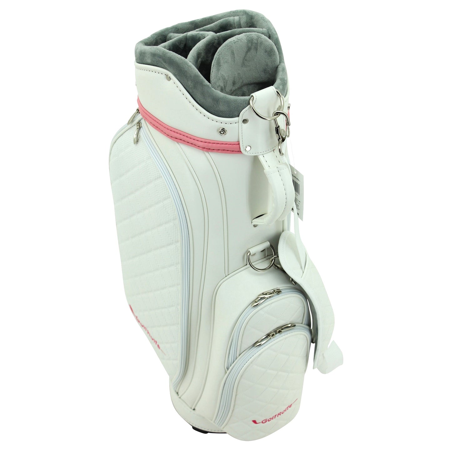 GolfRolfe 14279 Golfbag weiß - Design Golftasche Caddybag Sporttasche Cartbag