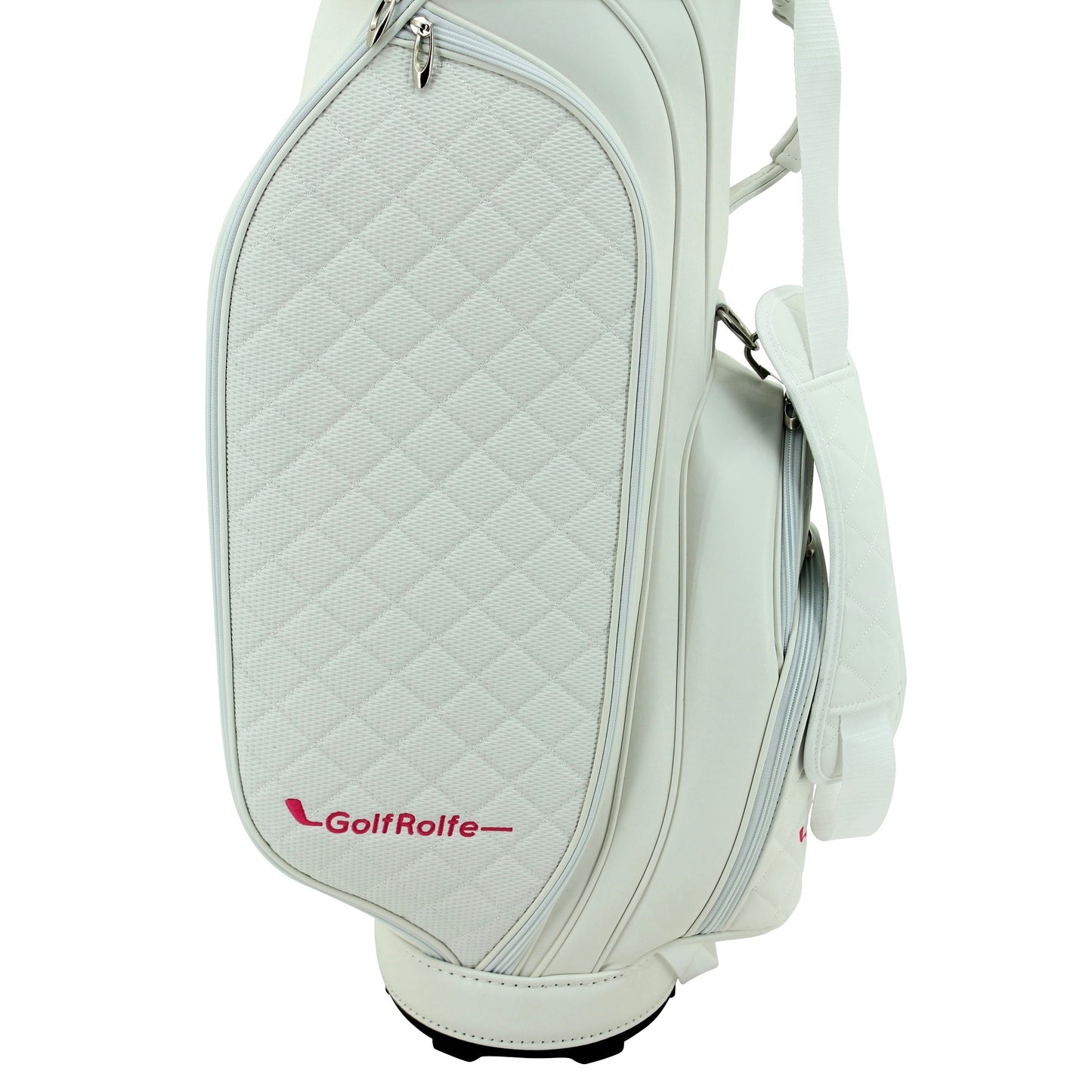 GolfRolfe 14279 Golfbag weiß - Design Golftasche Caddybag Sporttasche Cartbag