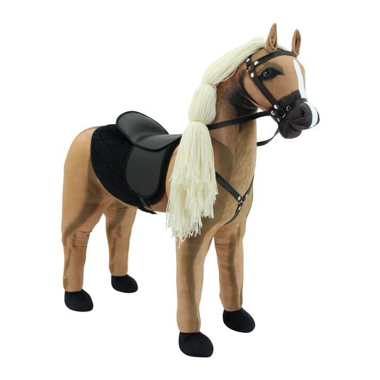Haasenstrauch Sweety Toys 14330 standing horse for riding - plush horse riding animal