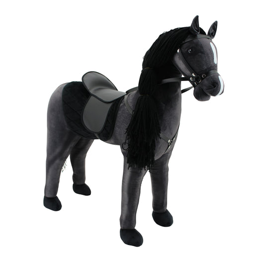Haasenstrauch Sweety Toys 14316 standing horse for riding - plush horse riding animal