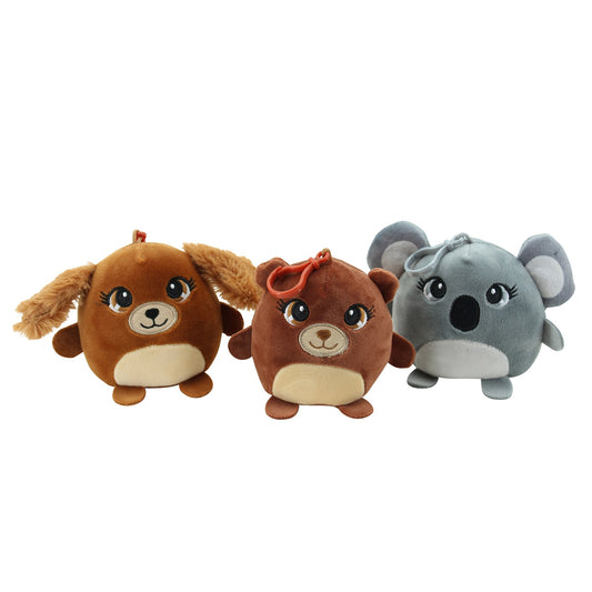 Sweety Toys 14736 Kawaii Plüschtiere 3er Set- Kuscheltier: Koala, Hund und Bär 10 cm