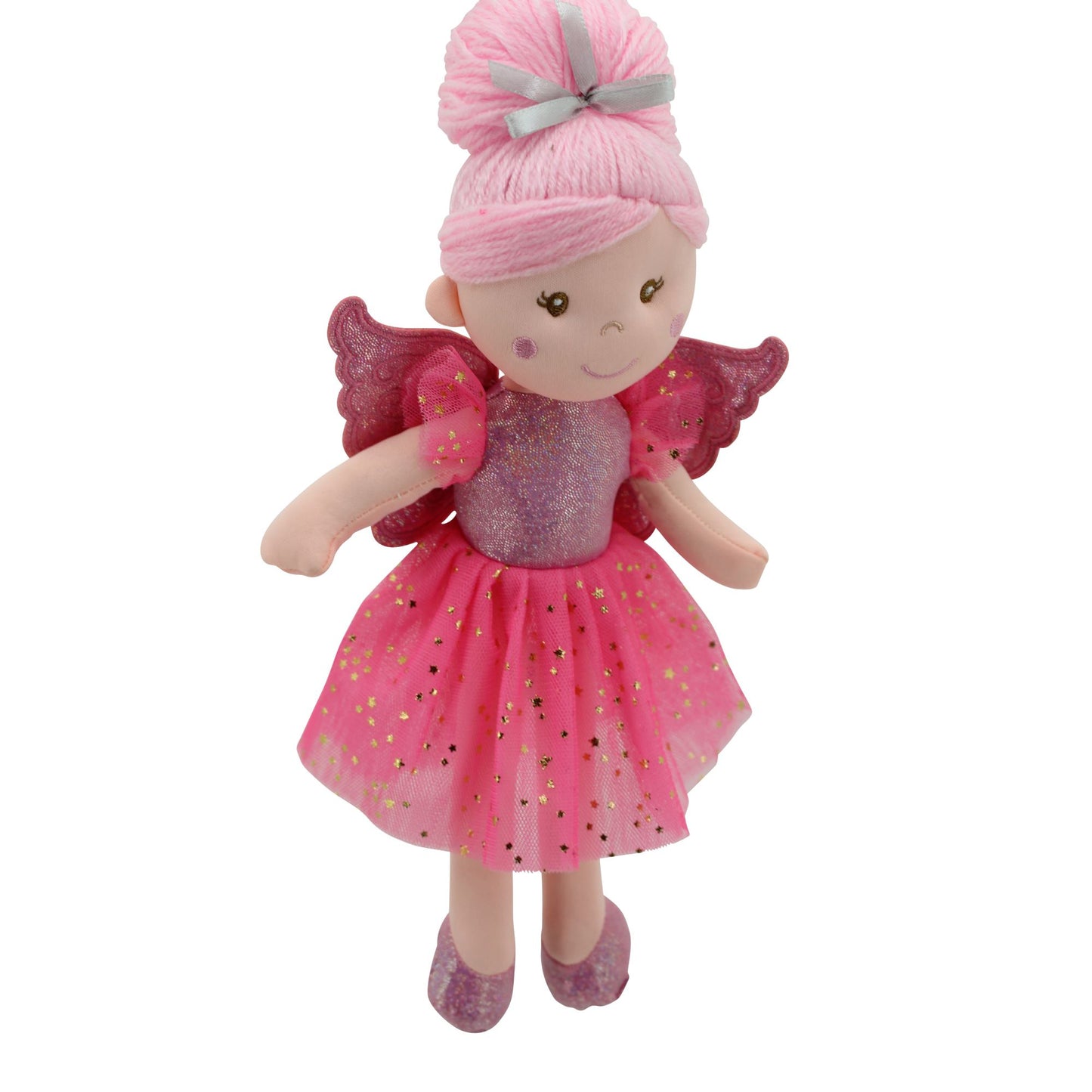 Sweety Toys 13241 bambola di pezza morbida bambola fata peluche principessa 30 cm rosa