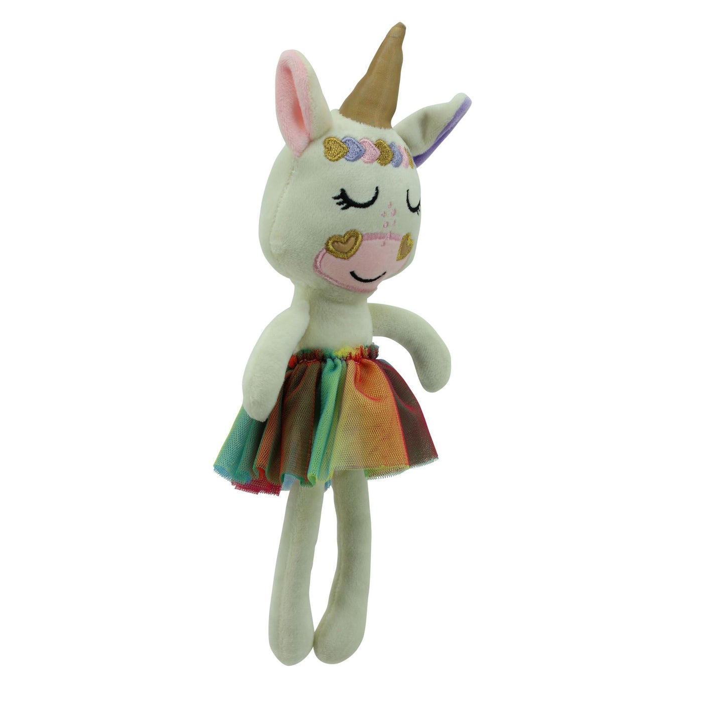 Sweety Toys 13388 poupée peluche licorne ballerine fée princesse 30 cm