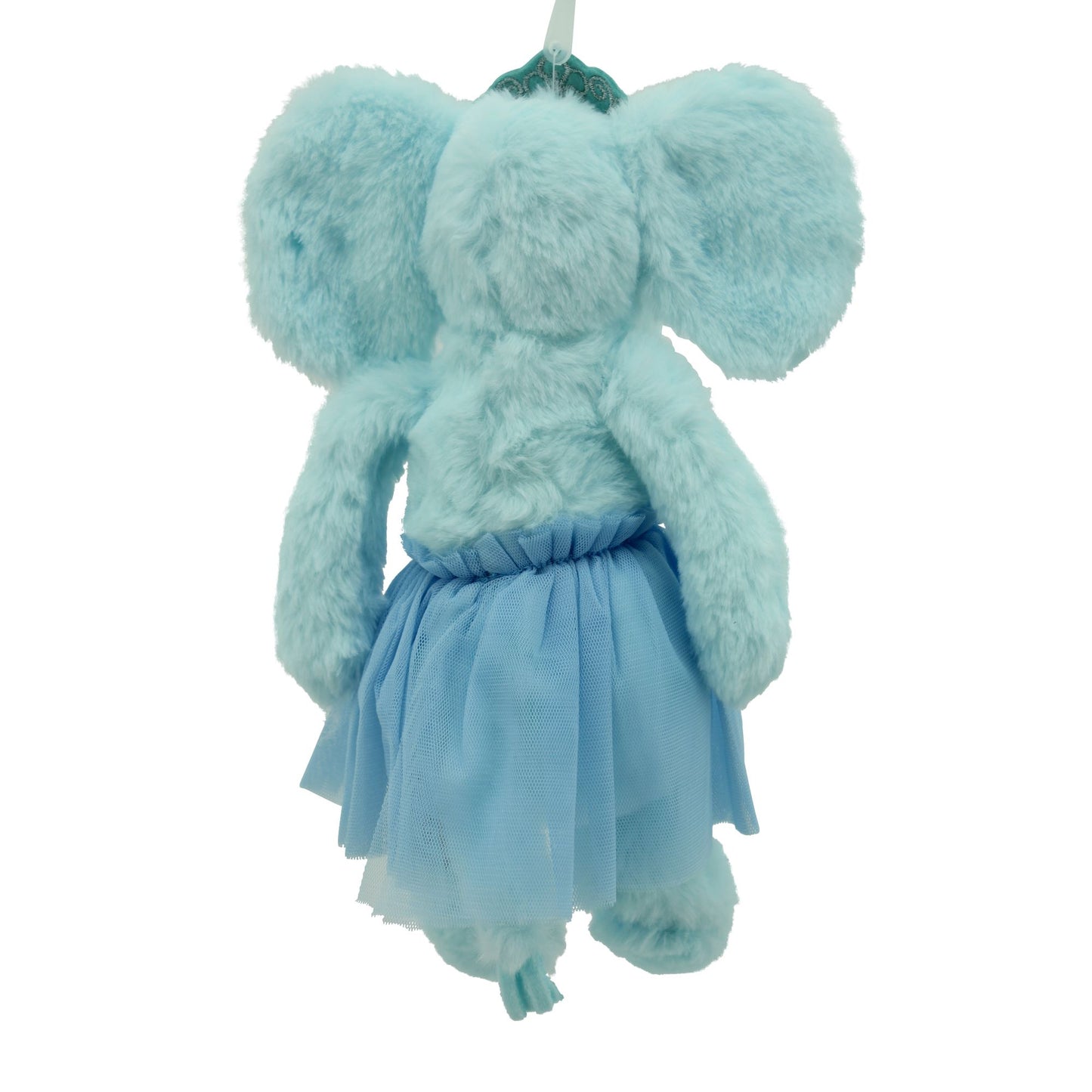 Sweety Toys 13920 elefante bambola di pezza morbida bambola ballerina fata peluche peluche peluche principessa 30 cm con corona
