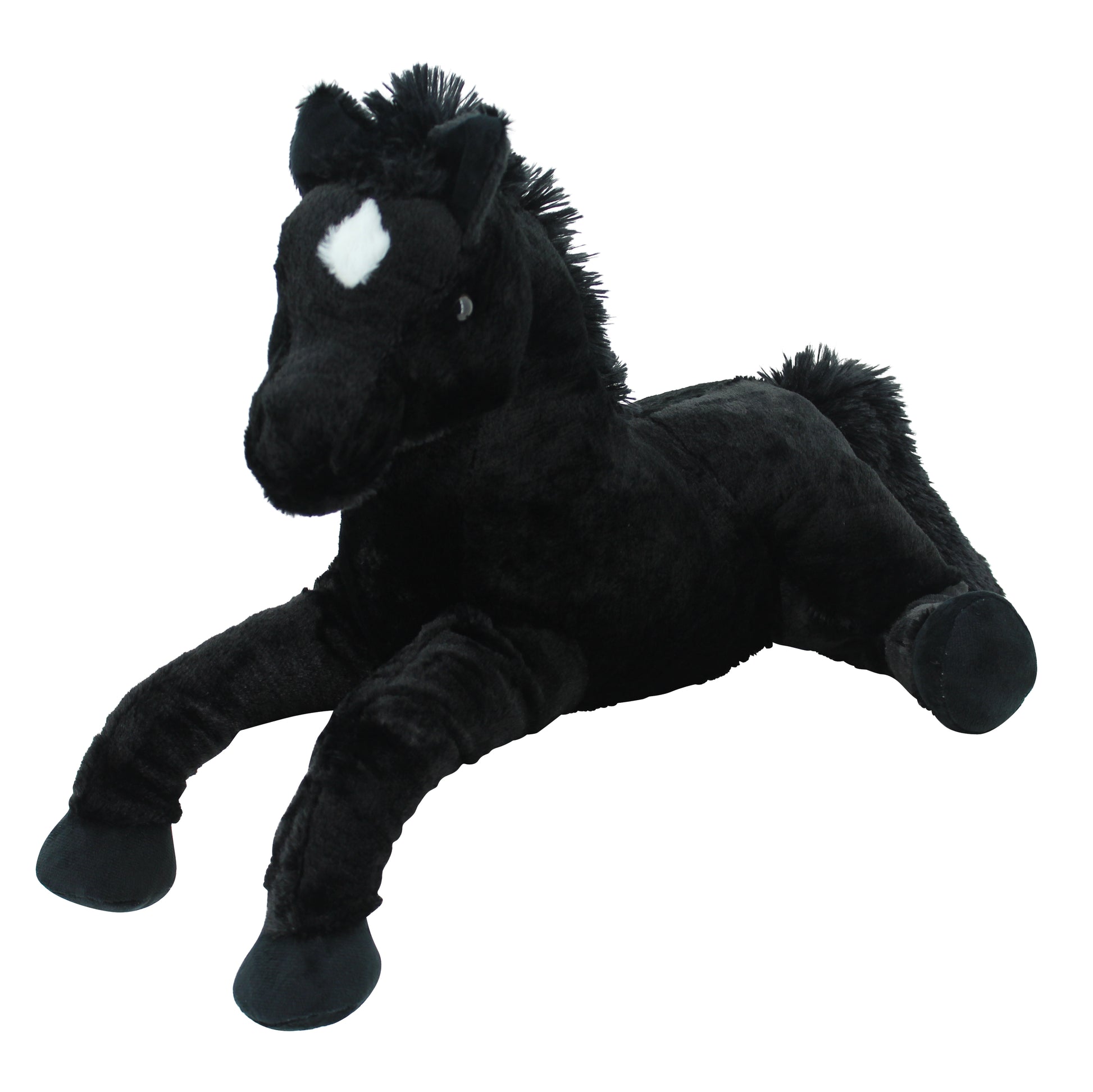 Sweety Toys 5185 peluche cavallo puledro nero peluche morbido cavallo