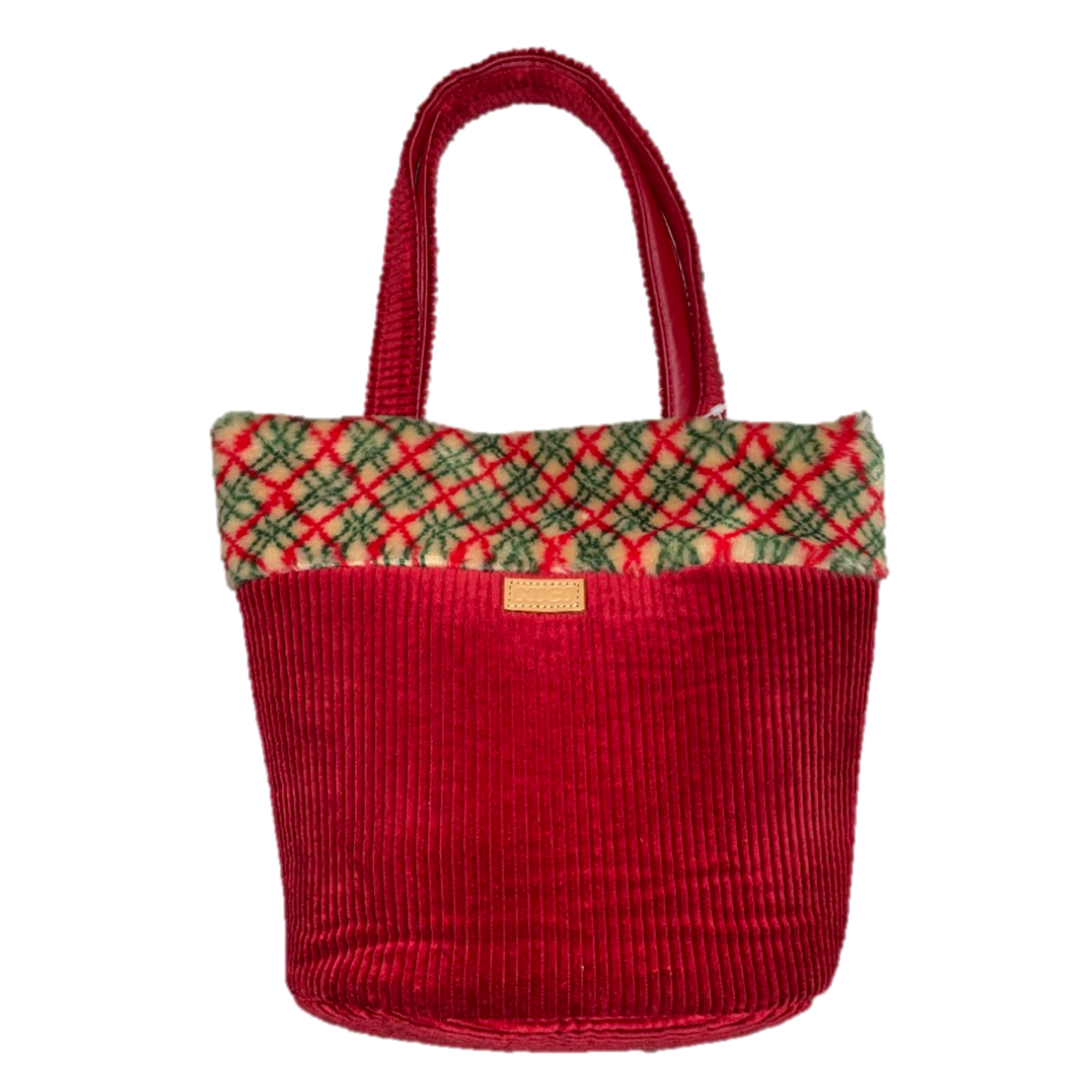 Nici Handtasche in rot, Plüschtasche