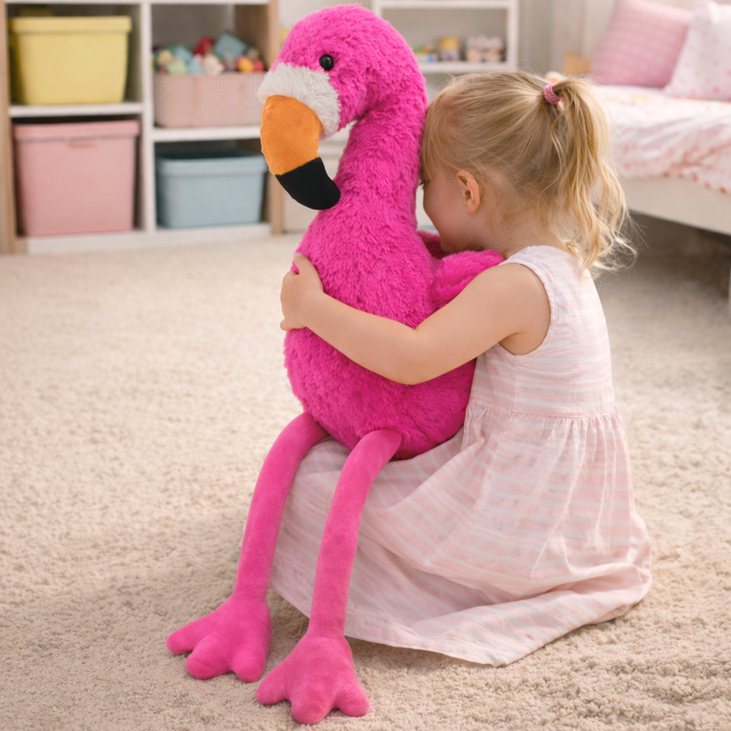 Sweety Toys 10974 Soft toy Flamingo pink 100 cm stuffed animal